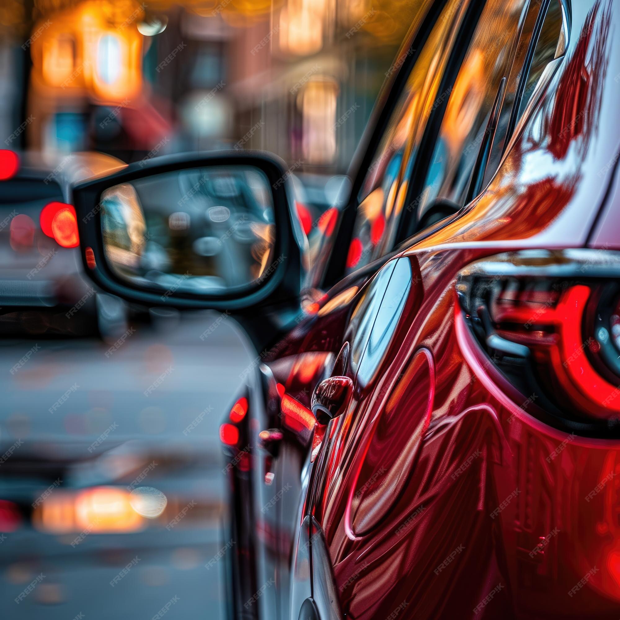 closeup lado coches rojos fondo borroso 1256629 8150